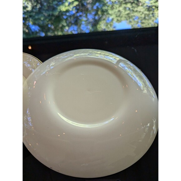 Taylor Smith & T Leaf O'Gold Vtg Footed Cup & Saucer set of 2 Yellow MapleLeaf - Picture 7 of 15